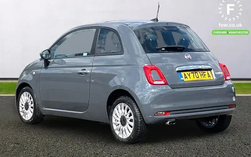 Used Fiat 500 Lounge 69 HP (50 kW) 2020 Grey Hatchback
