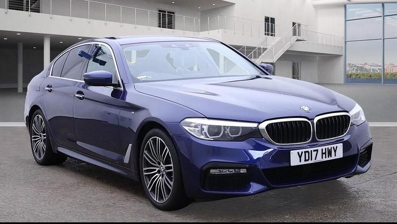 Blue Used 2017 BMW 520 M Sport Sedan | £14,290 (A bit pricey) - Image 1/4