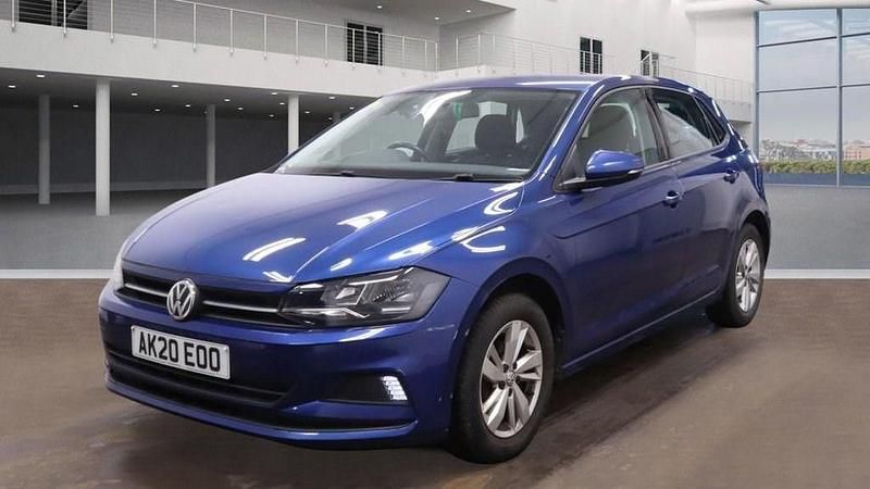 Used VW Polo SE 80 HP (58 kW) 2020 Blue Hatchback