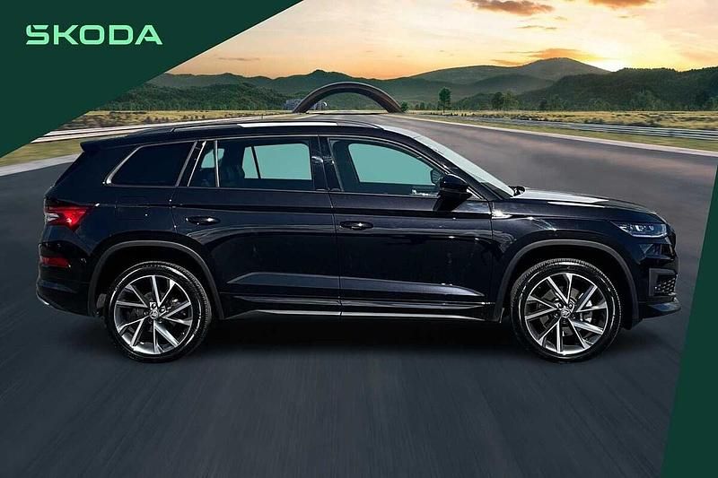 Used Skoda Kodiaq SportLine 150 HP (110 kW) 2023 Black SUV