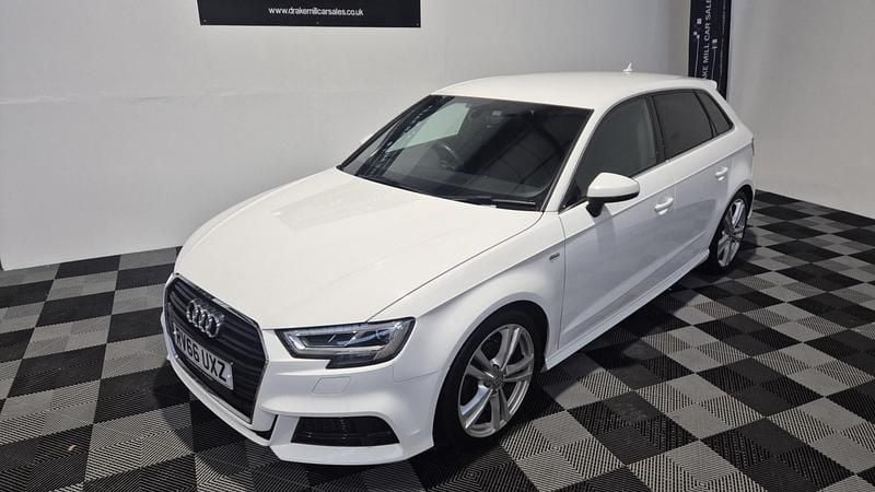 Used Audi A3 S-Line 184 HP (135 kW) 2016 White Hatchback