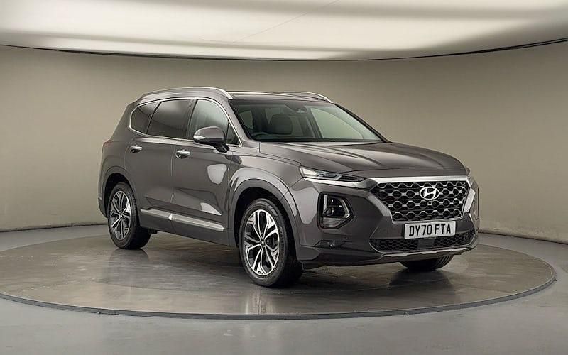 Magnetic gray metallic Used 2020 Hyundai Santa Fe Premium SE SUV | £24,500 (A bit pricey) - Image 1/4