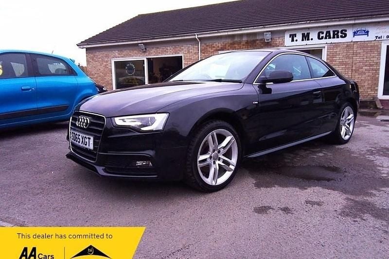 Used Audi A5 S-Line 190 HP (139 kW) 2015 Black Coupe