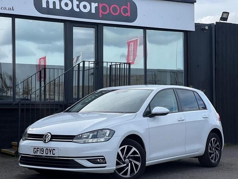 Used VW Golf VII Match 2019 White Hatchback