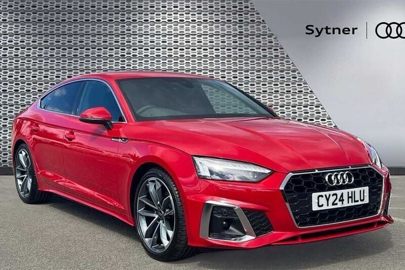 Red Used 2024 Audi A5 Sportback S-Line Hatchback | £30,000 (Good price) - Image 1/4