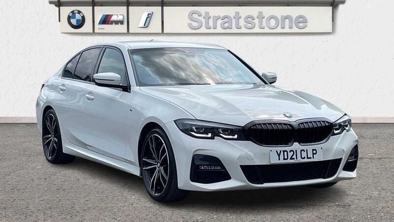 White Used 2021 BMW 320 M Sport | £23,399 (Fair price) - Image 1/3