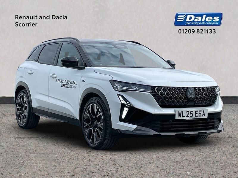 Used Renault Austral Techno Esprit Alpine 2025 Matte satin white with diamond black SUV