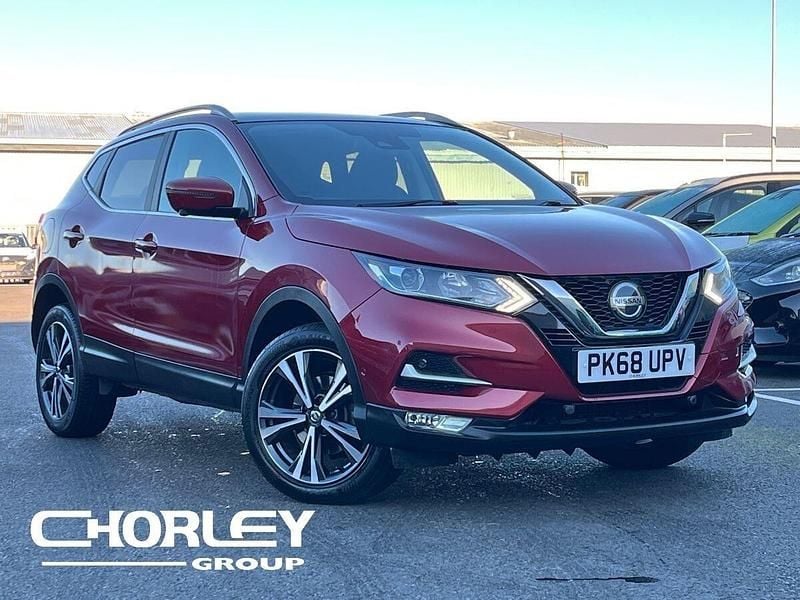 Used Nissan Qashqai N-Connecta 115 HP (84 kW) 2018 Red SUV