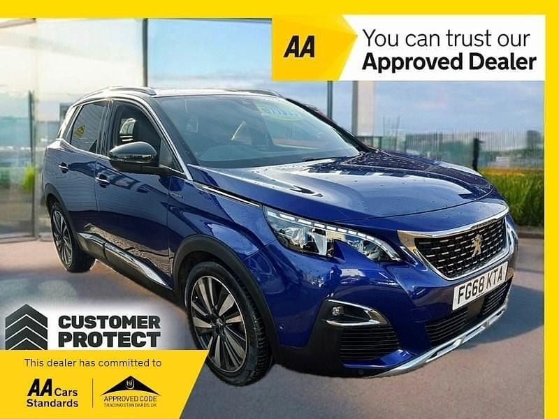 Blue Used 2018 Peugeot 3008 Premium SUV | £11,995 (Fair price) - Image 1/3