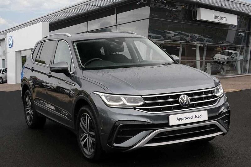 Grey Used 2023 VW Tiguan Allspace R-line SUV | £29,450 (Fair price) - Image 1/4