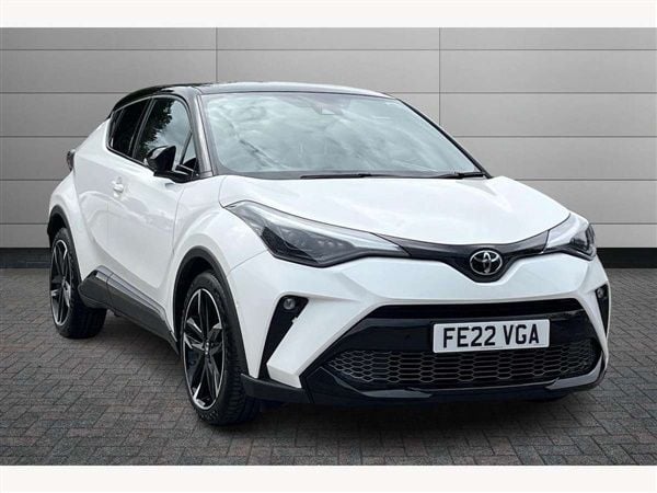 Platinum white Used 2022 Toyota C-HR Sport SUV | £22,350 (A bit pricey) - Image 1/4