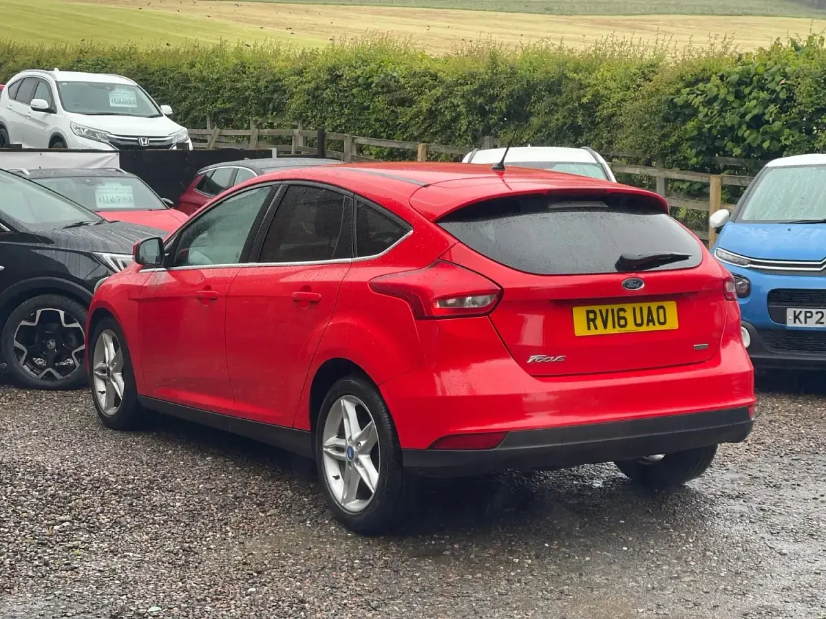 Used Ford Focus Zetec 2016 Red Hatchback