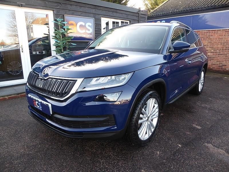Blue Used 2017 Skoda Kodiaq SE L SUV | £15,995 (Fair price) - Image 1/3