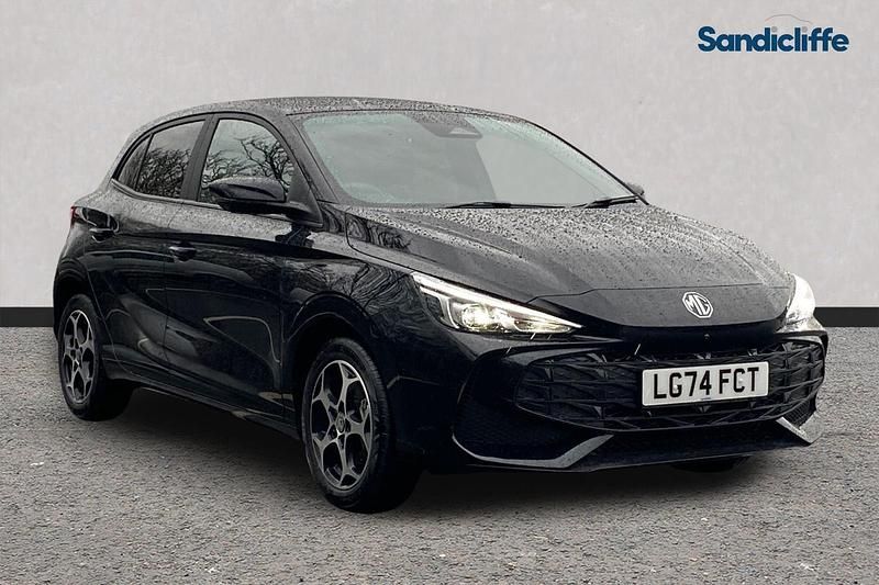 Metallic black pearl Used 2024 MG MG3 Trophy Hatchback | £14,529 (Fair price) - Image 1/4