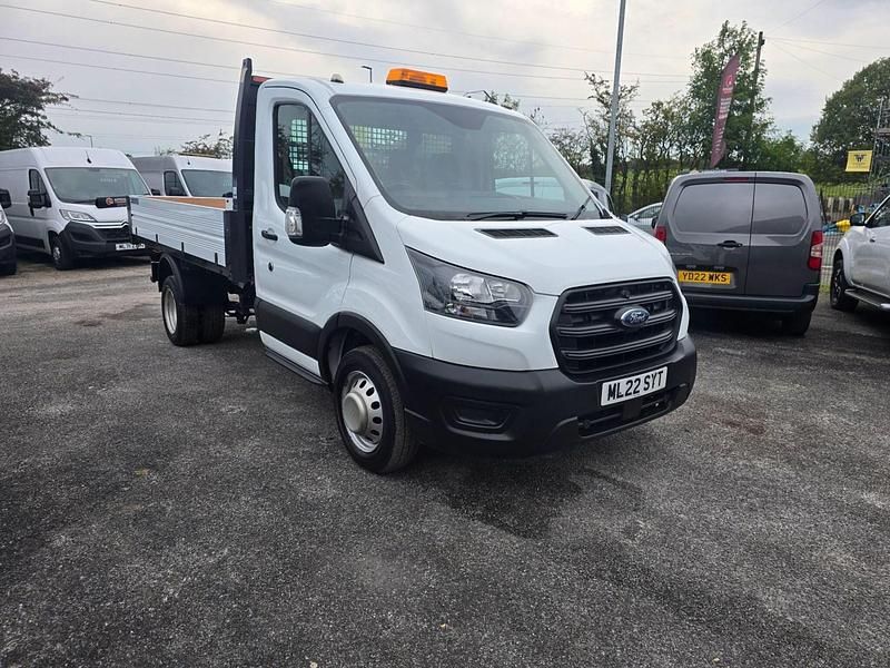 Used Ford Transit S 130 HP (95 kW) 2022 White Cabriolet