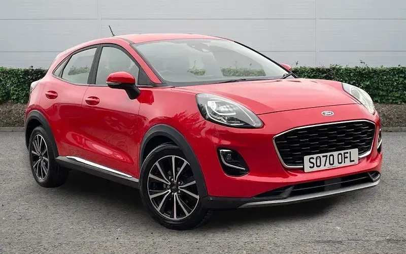 Begagnad Ford Puma Titanium 125 HK (91 kW) 2020 Röd SUV