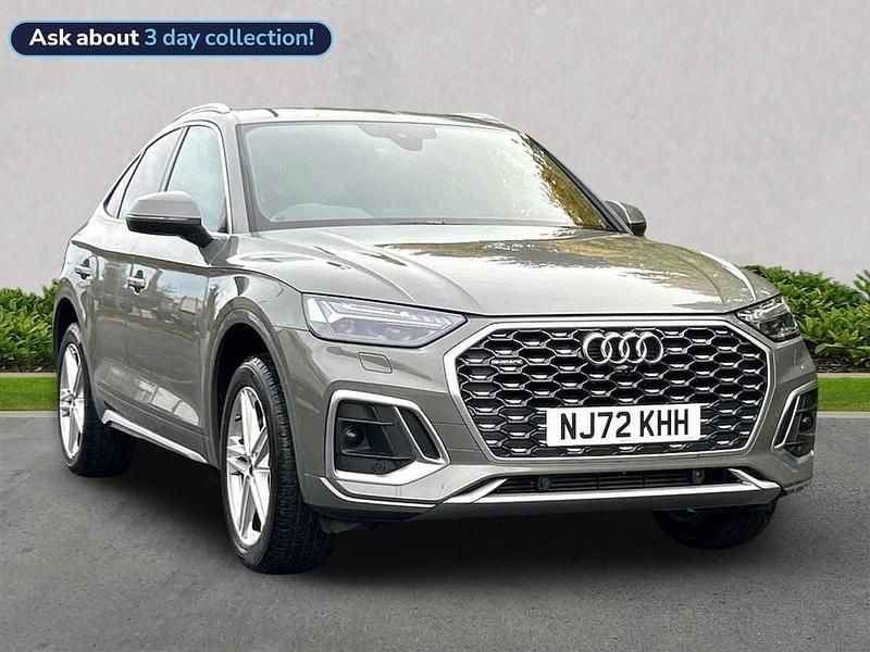 Grey Used 2022 Audi Q5 S-Line SUV | £31,889 (Fair price) - Image 1/4
