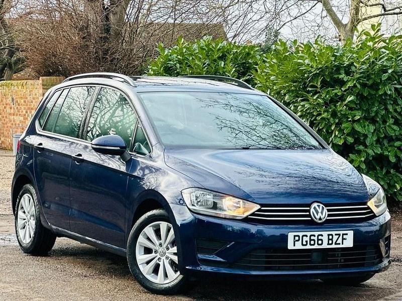 Used VW Golf Sportsvan SE 125 HP (91 kW) 2017 Blue MPV