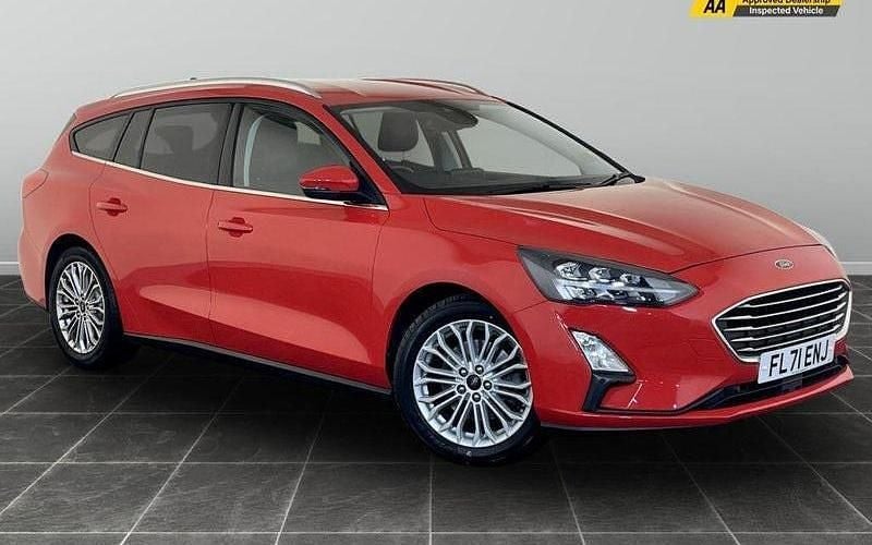 Red Used 2020 Ford Focus Titanium X Estate | £10,895 (Good price) - Image 1/2