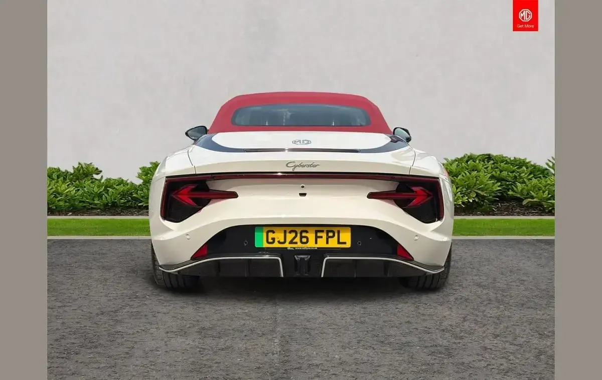 New MG Cyberster 369 kW (502 HP) 2026 White Cabriolet