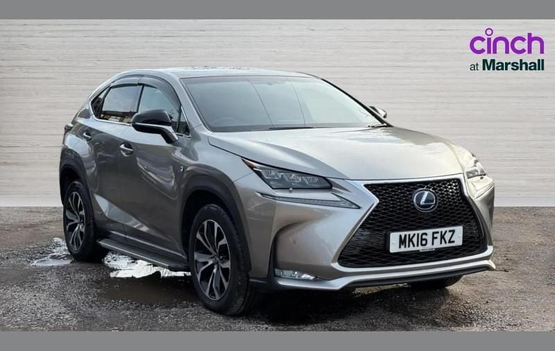 Used Lexus NX300h Sport Line 194 HP (142 kW) 2016 Silver SUV
