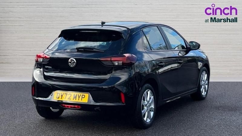 Used Vauxhall Corsa Design Edition 75 HP (55 kW) 2022 Black Hatchback