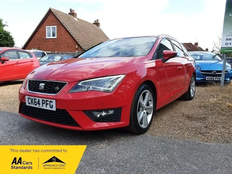 Used Seat Leon FR 2014 Red Estate