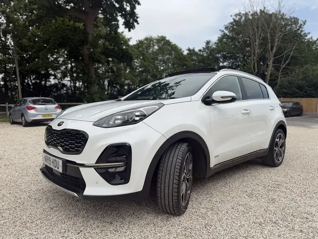 Used Kia Sportage GT-Line S 177 HP (130 kW) 2019 White SUV