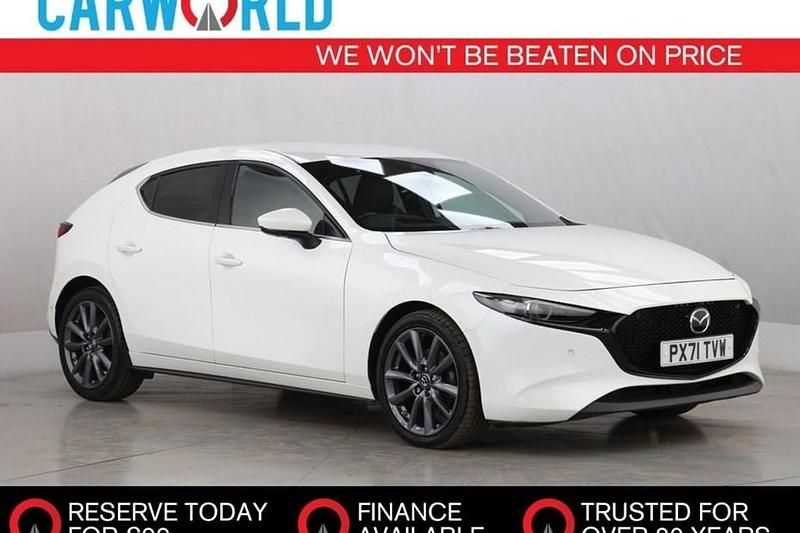 White Used 2022 Mazda 3 Inclusive Hatchback | £15,971 (Fair price) - Image 1/1