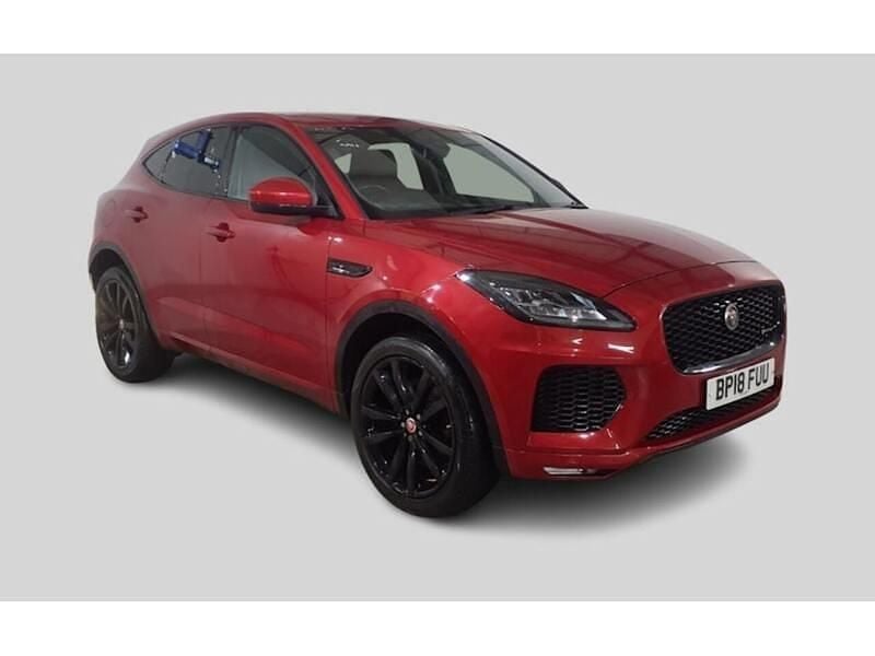 Firenze red Used 2018 Jaguar E-Pace R-Dynamic SUV | £17,795 (Fair price) - Image 1/2