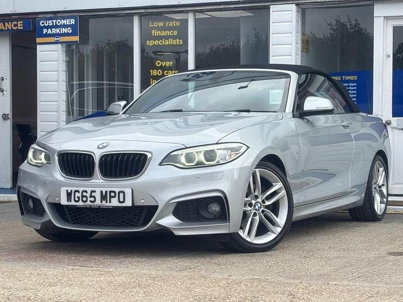 Used BMW 220 M Sport 190 HP (139 kW) 2015 Silver Cabriolet