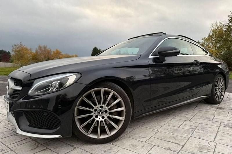 Black Used 2017 Mercedes C250 AMG line Coupe | £13,990 (Fair price) - Image 1/1