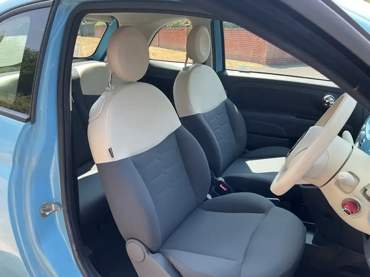Used Fiat 500 69 HP (50 kW) 2014 Blue Hatchback