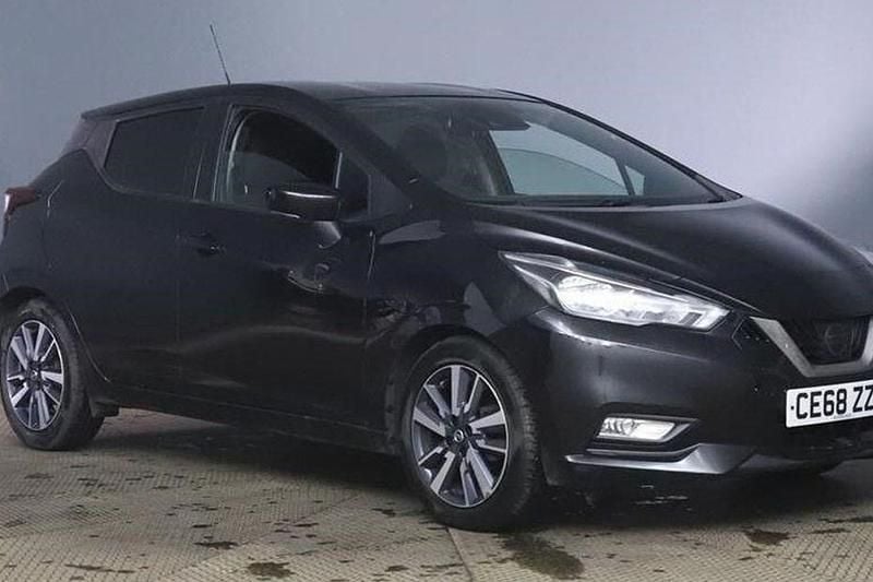 Used Nissan Micra N-Connecta 90 HP (66 kW) 2018 Black Hatchback