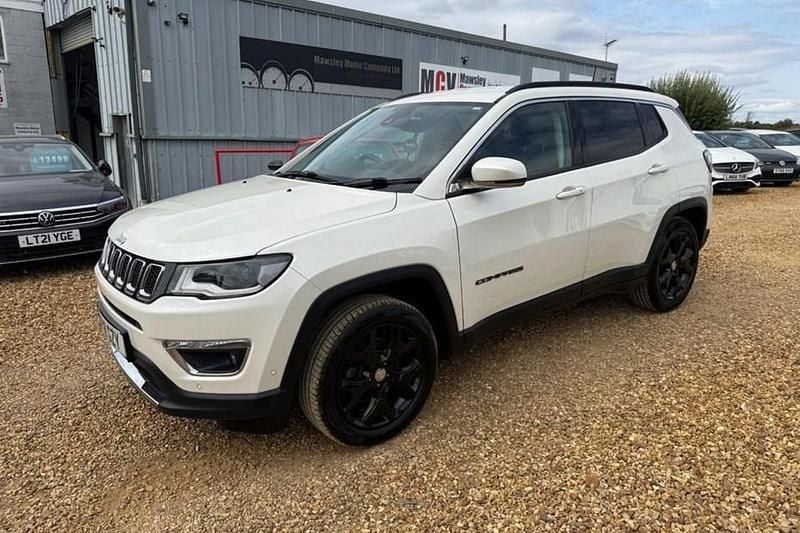 White Used 2018 Jeep Compass Limited SUV | £9,990 (Fair price) - Image 1/1