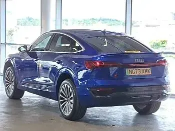 Used Audi Q8 e-tron S-Line 300 kW (408 HP) 2023 Blue SUV