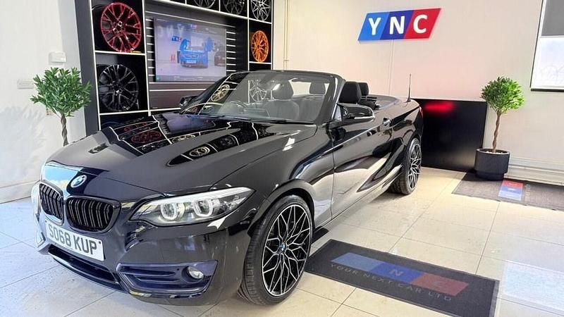 Used BMW 218 Sport Line 2019 Black Cabriolet