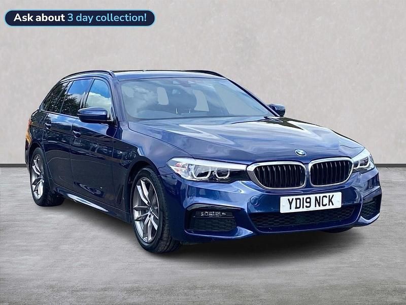 Blue Used 2019 BMW 520 M Sport Estate | £15,985 (Super price) - Image 1/4