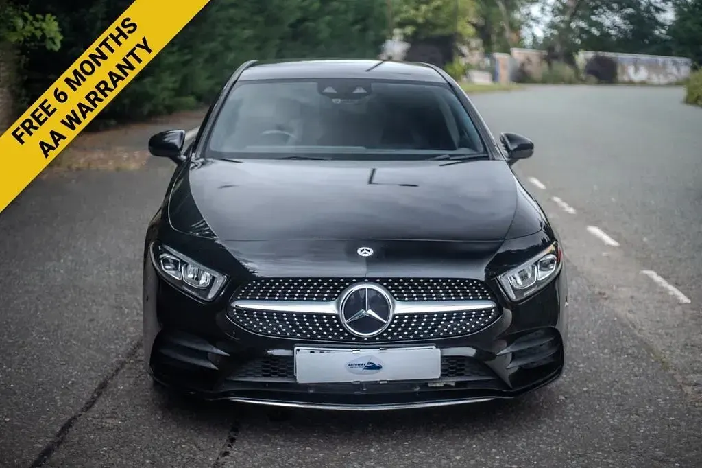 Used Mercedes A190 AMG line 2019 Black Hatchback