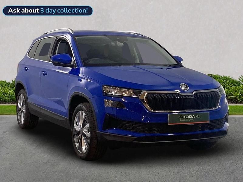 Blue New 2025 Skoda Karoq SE L SUV | £27,588 (Super price) - Image 1/4