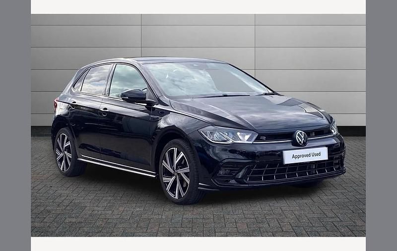 Used VW Polo R-line 110 HP (80 kW) 2022 Black Hatchback
