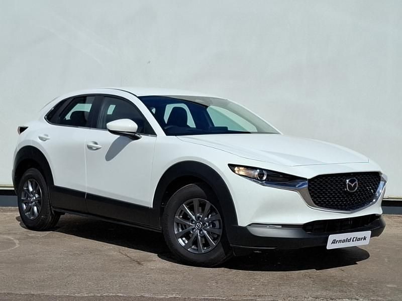 White Used 2023 Mazda CX-30 Prime-Line SUV | £24,698 - Image 1/4