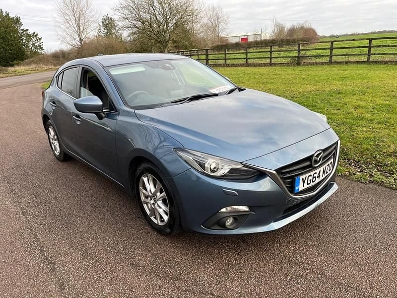 Blue Used 2014 Mazda 3 Hatchback | £4,190 (Good price) - Image 1/4