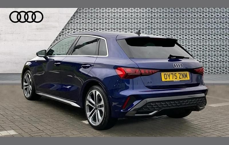 Used Audi A3 S-Line 113 HP (83 kW) 2025 Blue Hatchback