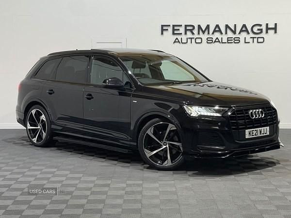 Used Audi Q7 Black Edition 286 HP (210 kW) 2021 Black SUV