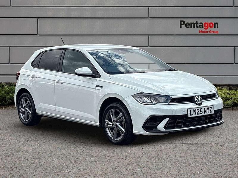 White Used 2025 VW Polo R-line Hatchback | £20,644 (Fair price) - Image 1/4
