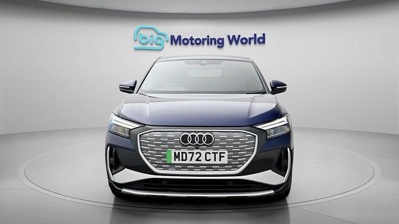 Used Audi Q4 Sportback e-tron S-Line 150 kW (204 HP) 2023 Blue SUV