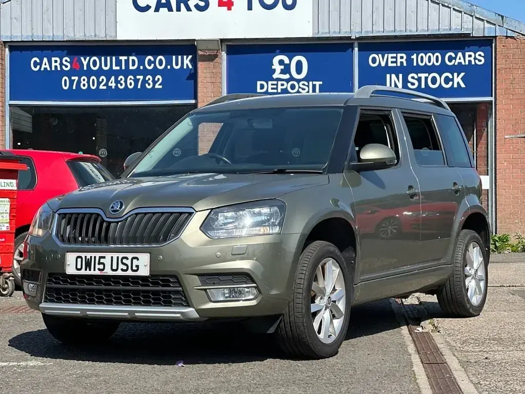 Used Skoda Yeti SE 110 HP (80 kW) 2015 Green SUV