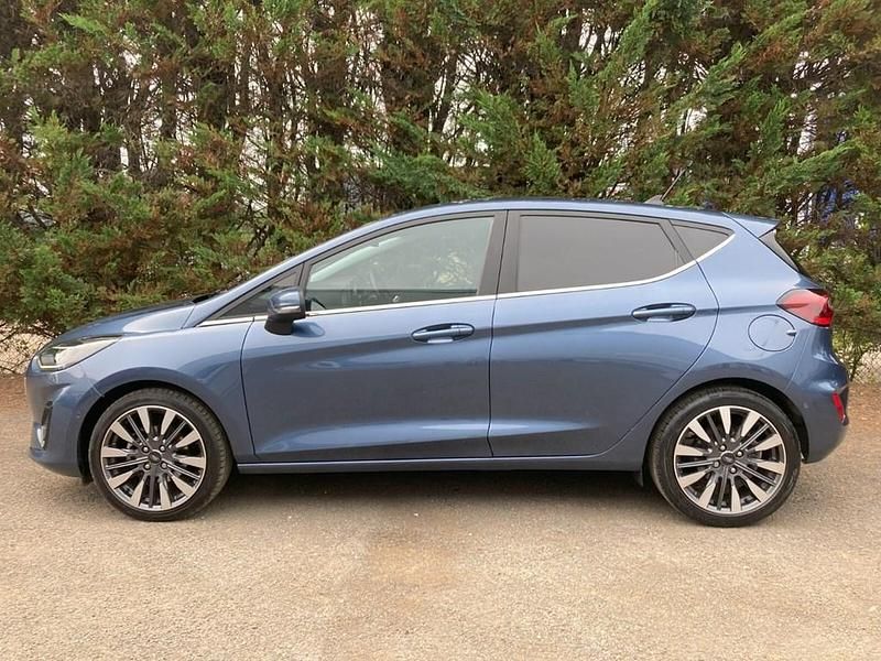Used Ford Fiesta Titanium 2022 Blue Hatchback