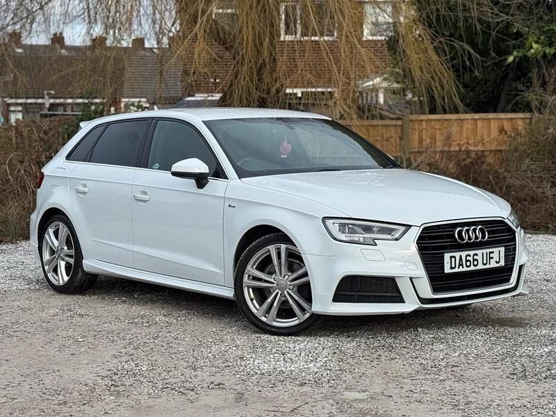 White Used 2016 Audi A3 Sportback S-Line Hatchback | £9,495 (Fair price) - Image 1/4